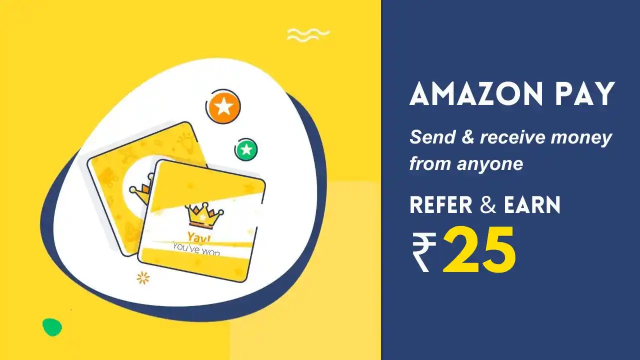 Amazon UPI Referral Code RWBEE6 Invite & Earn Flat ₹25