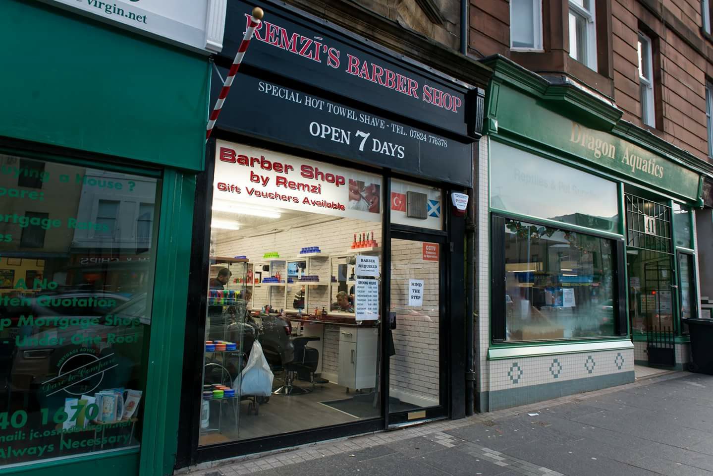 Remzi's Barbers Paisley First BID