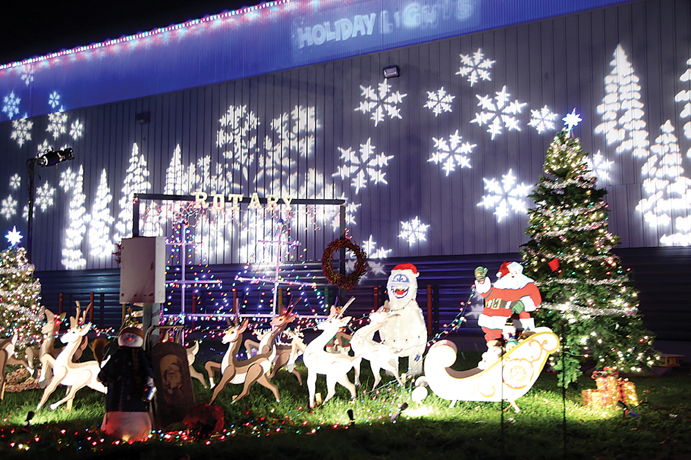 Holiday drivethru lights up fairgrounds The Pajaronian
