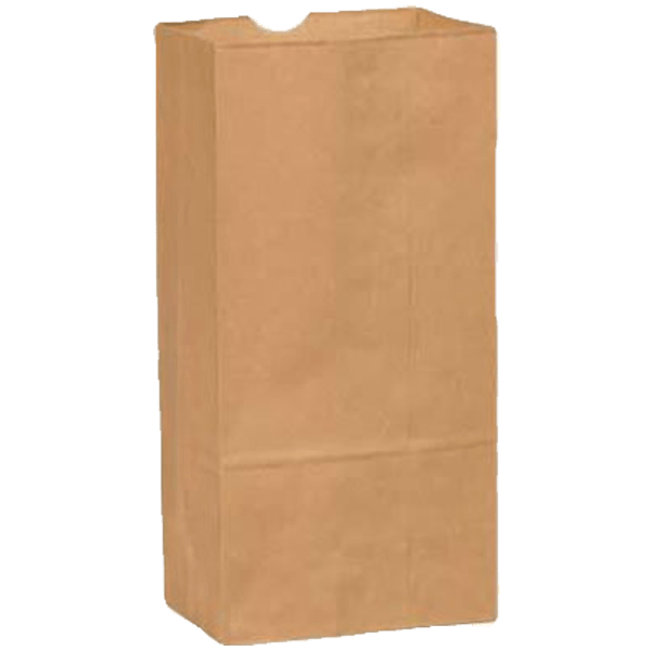 6 lb Brown Paper Bags PakMan Food Packaging Supply
