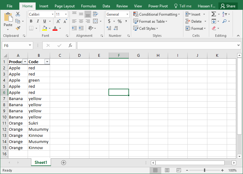 How To Create A Dynamic List Of Unique Values In Excel Printable