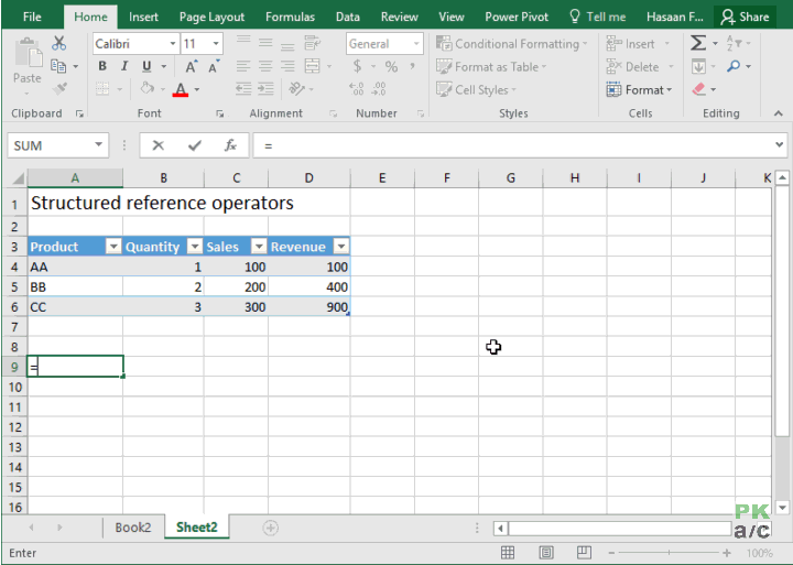 Understanding Excel Operators Guide