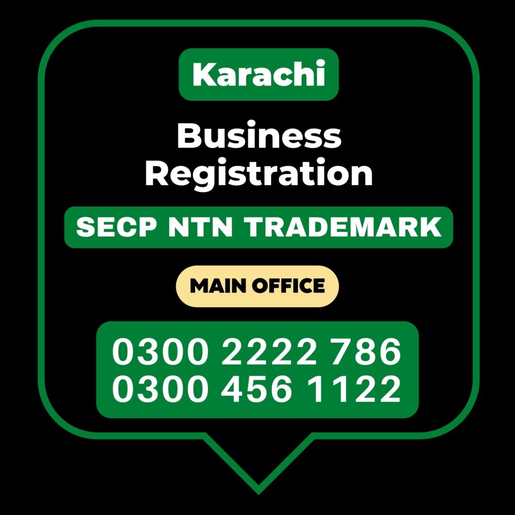 Karachi Pak Advisor TradeMark Import/Export Licence SECP