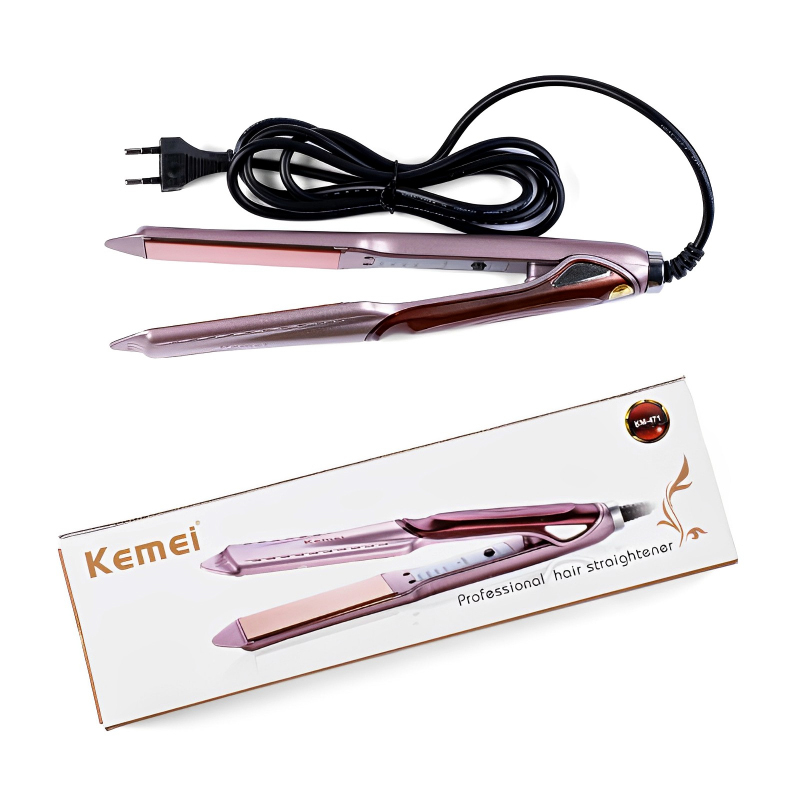 KM471 Kemei Professional Hair Straightener With Temperature Control