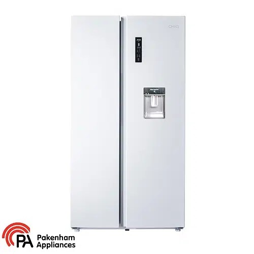 CHiQ CSS559NWD 559L Side By Side Fridge/Inverter Technology (White