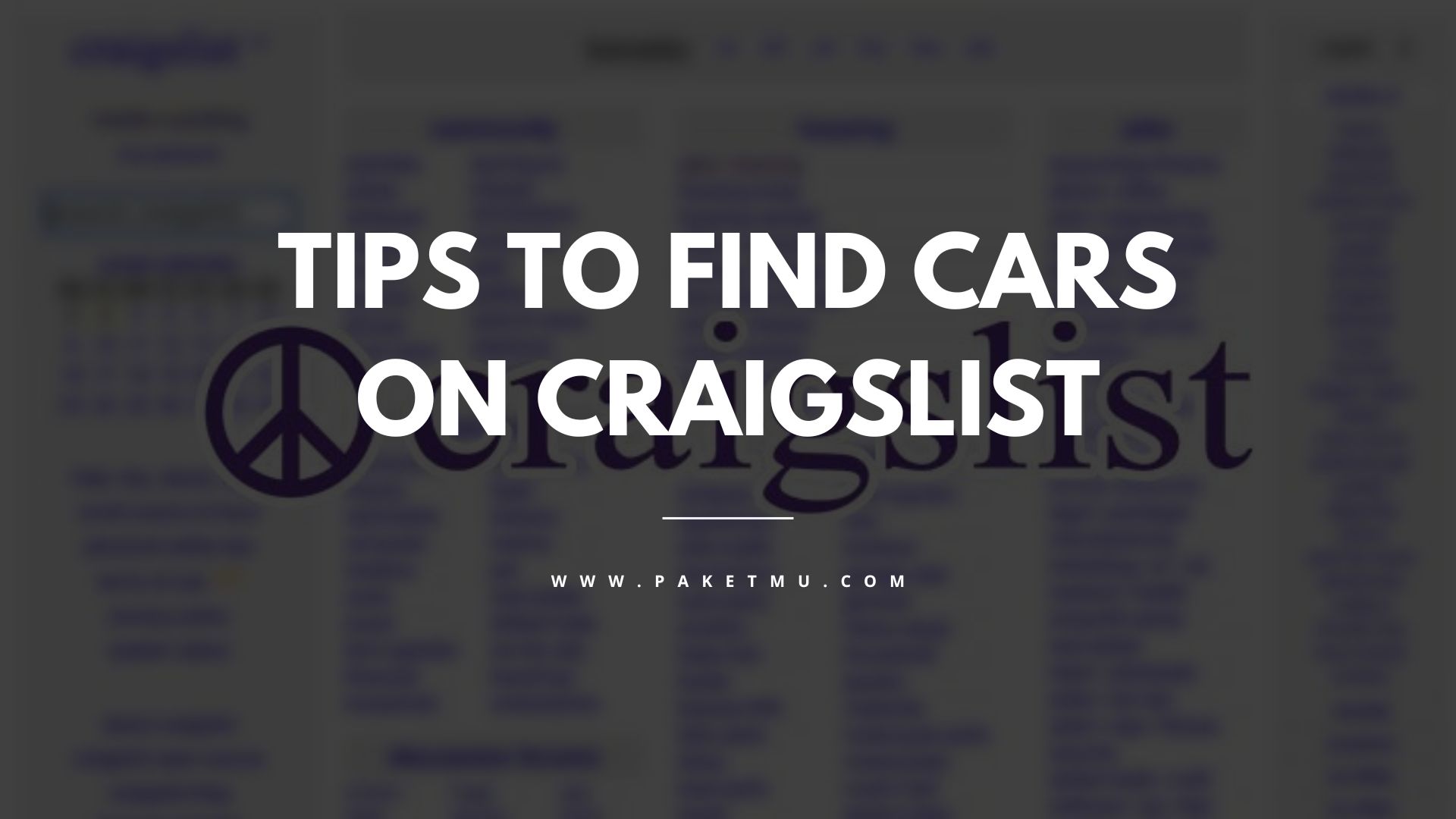 Craigslist Car Buying Tips How to Find a Great Deal Paketmu Business(04)