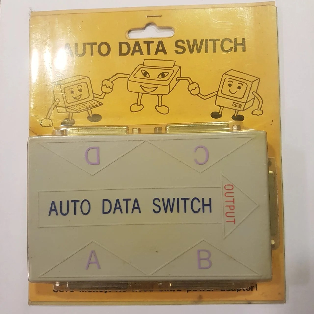 Printer Parallel Auto Data Switch 4 Ports