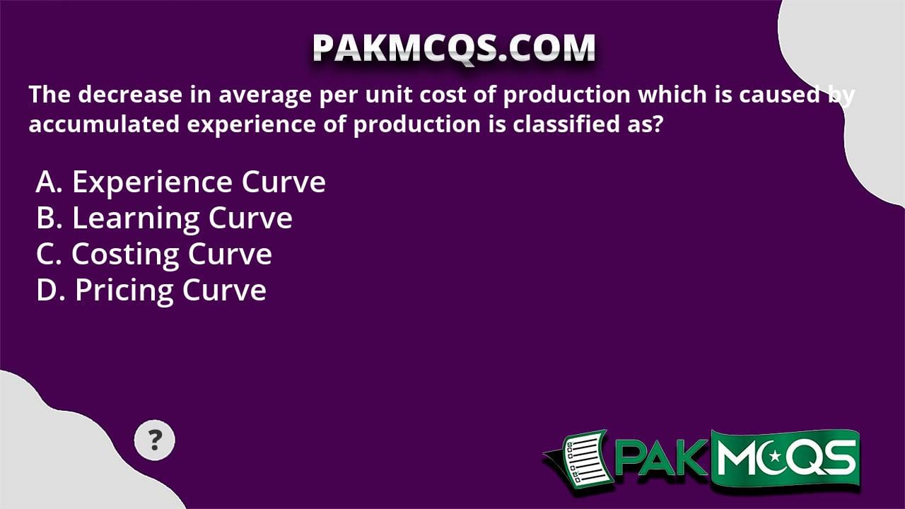 The decrease in average per unit cost of production which is caused by