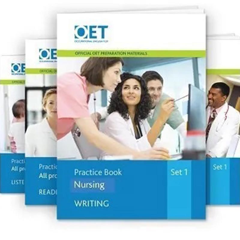 Official OET 4 Practice Books Set For Nursing Pakistan online books Store