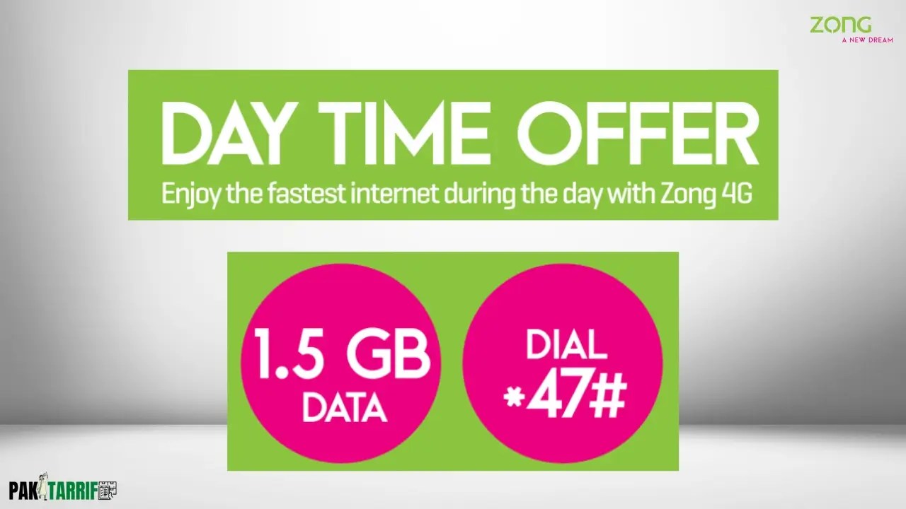 Zong One Day Packages (Updated 2024) Zong One Day