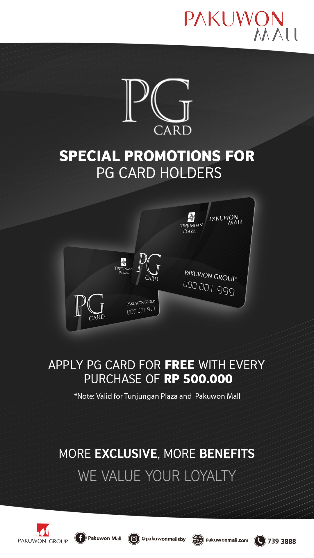PG CARD PAKUWON MALL
