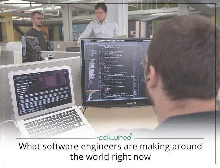 What software engineers are making around the world right now