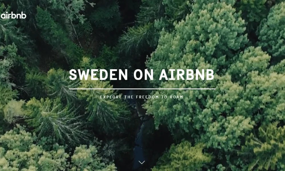 Sweden Lists Entire Countryside on AirBnB