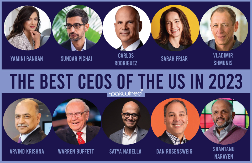 The Best CEOs of the US in 2023