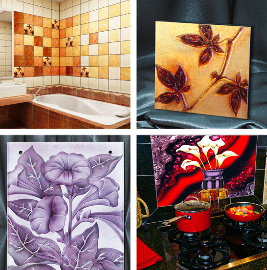 Glass Murals Custom Glass Tiles Backsplashes Palace of Glass