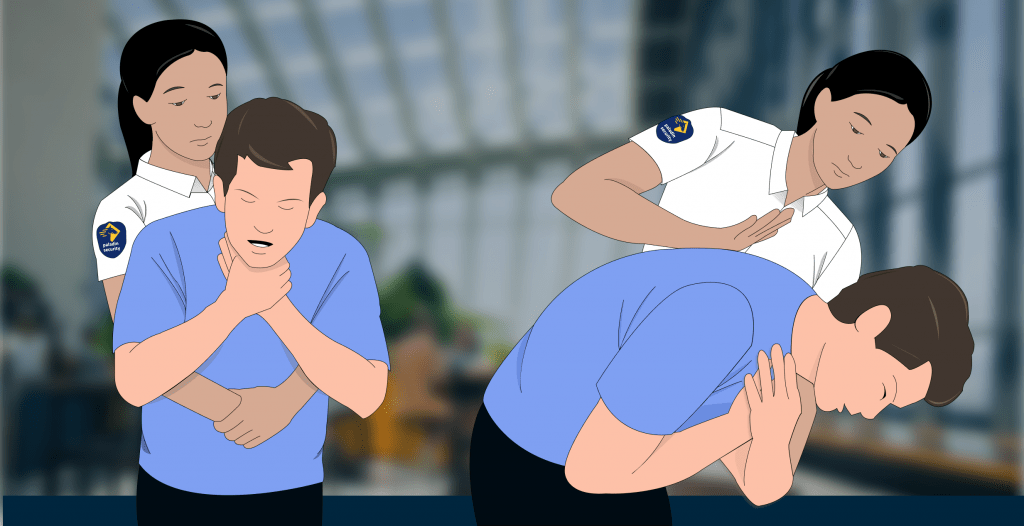 First Aid Refresher Choking Paladin Security