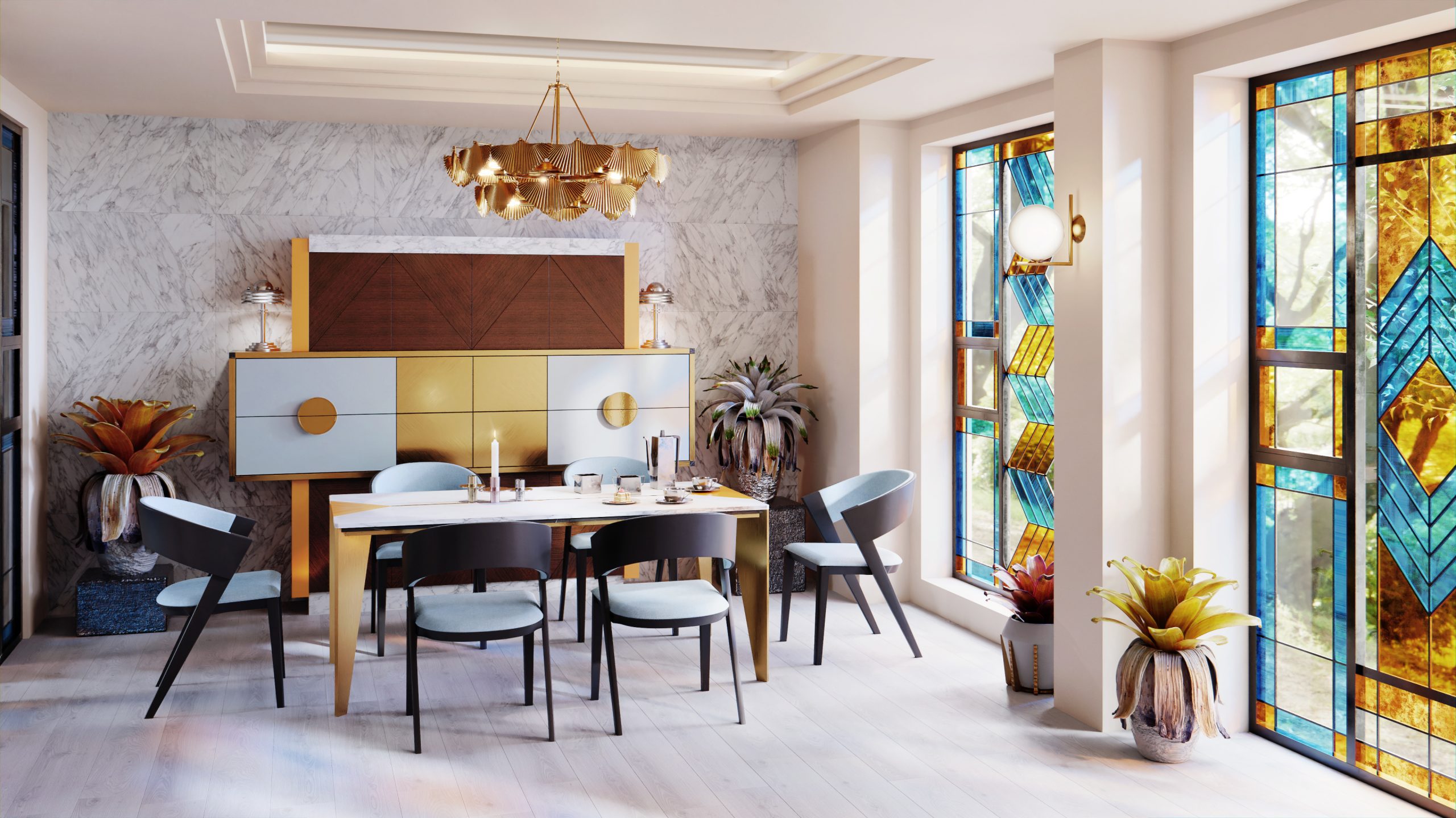 Wnętrza w stylu Art Deco. Co je cechuje? Palangan