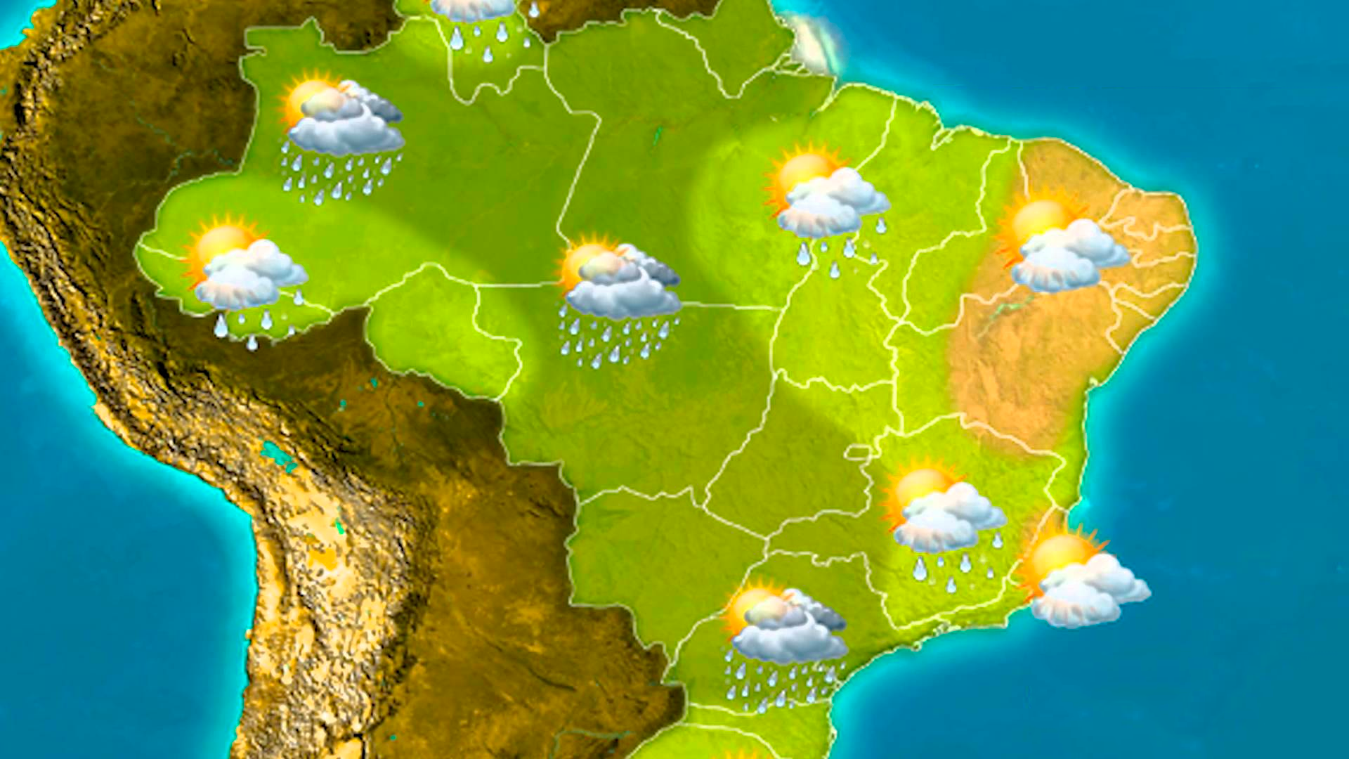 Previsão do tempo Palavras de Marceli