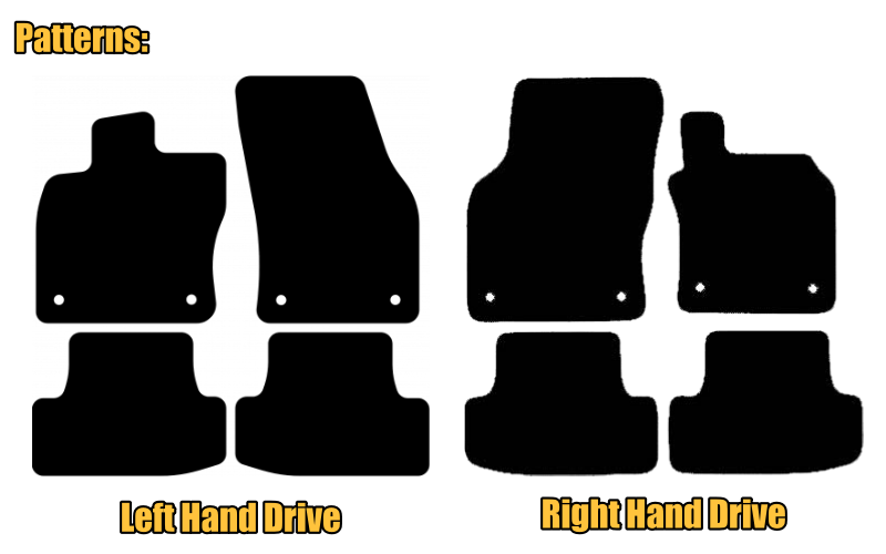 Audi Q2 Velour Carpet Floor Mats 20162024 PalazTex