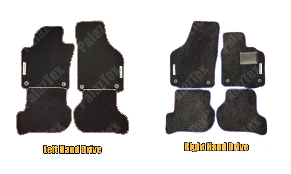 VW Scirocco Velour Carpet Floor Mats 20082017 PalazTex