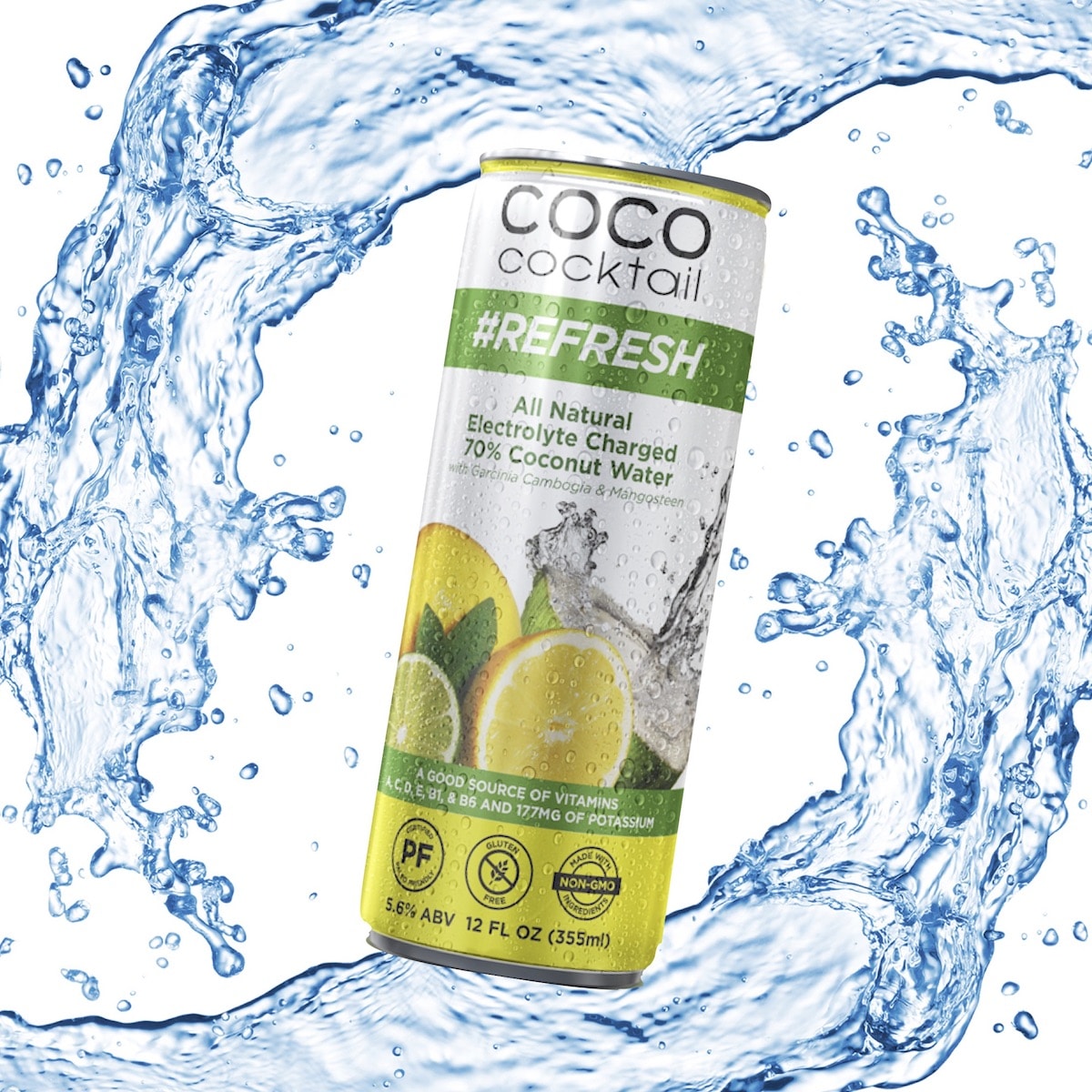 COCO Cocktail Spiked Sparkling Coconut Water Paleo Foundation