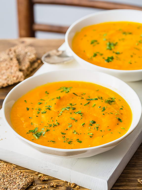 Orange Carrot Soup Paleo Grubs