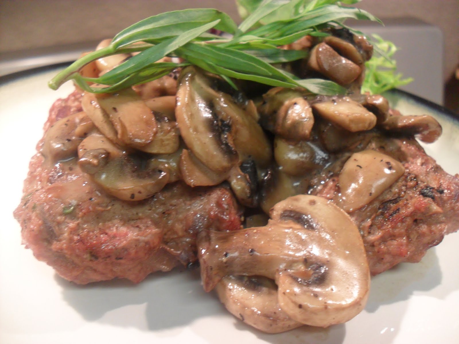 Salisbury Steak Burgers with Mushroom Gravy