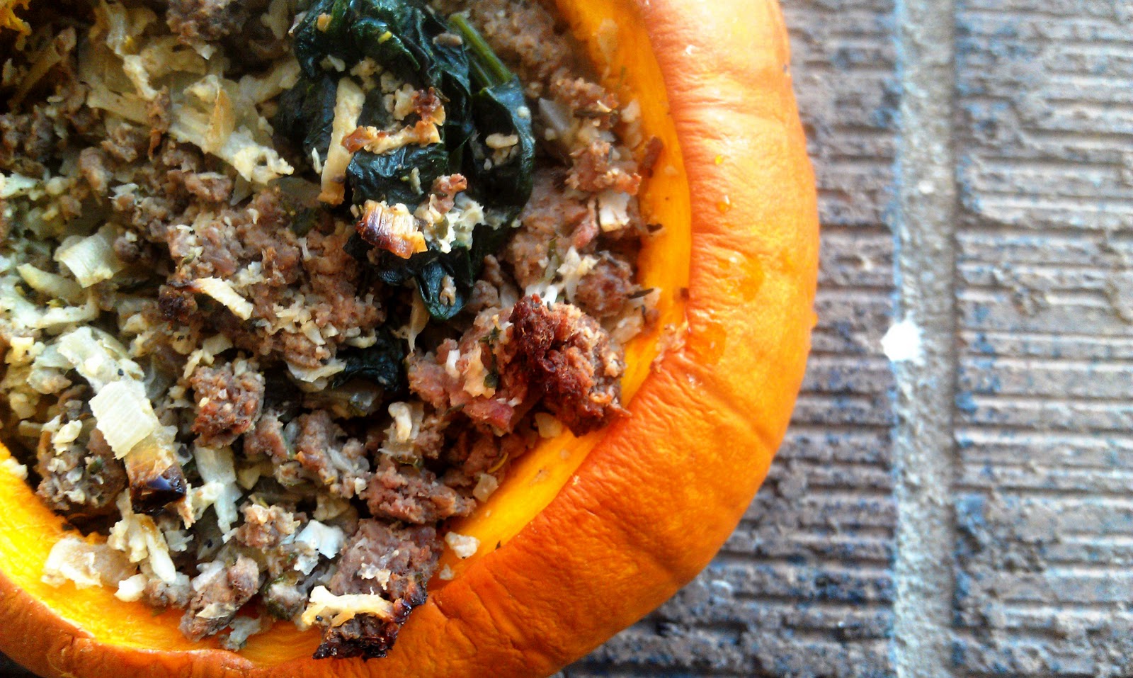 Meaty Rice Stuffed Pumpkins PaleOMG