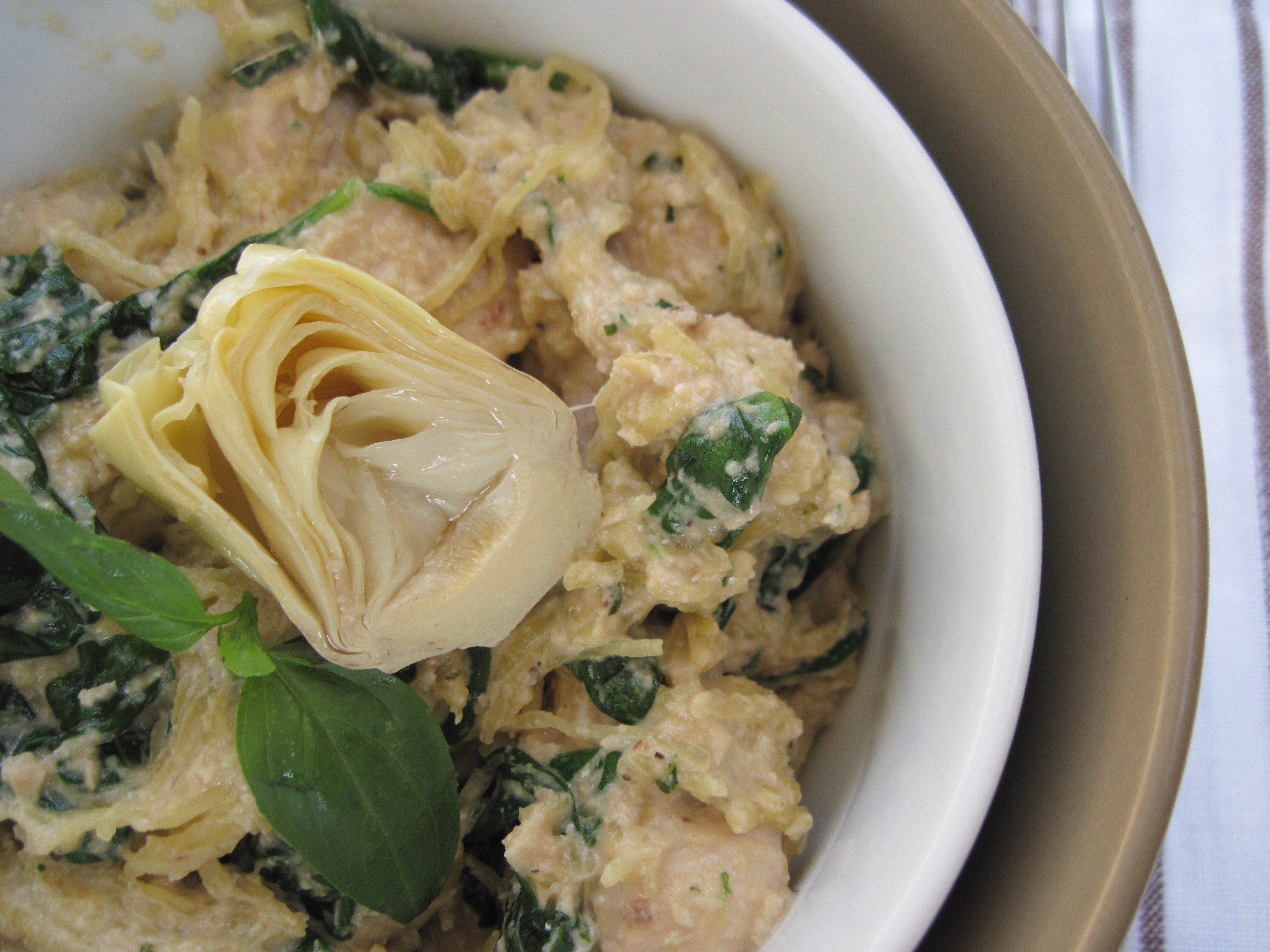 Artichoke Lemon Pesto Chicken Pasta PaleOMG