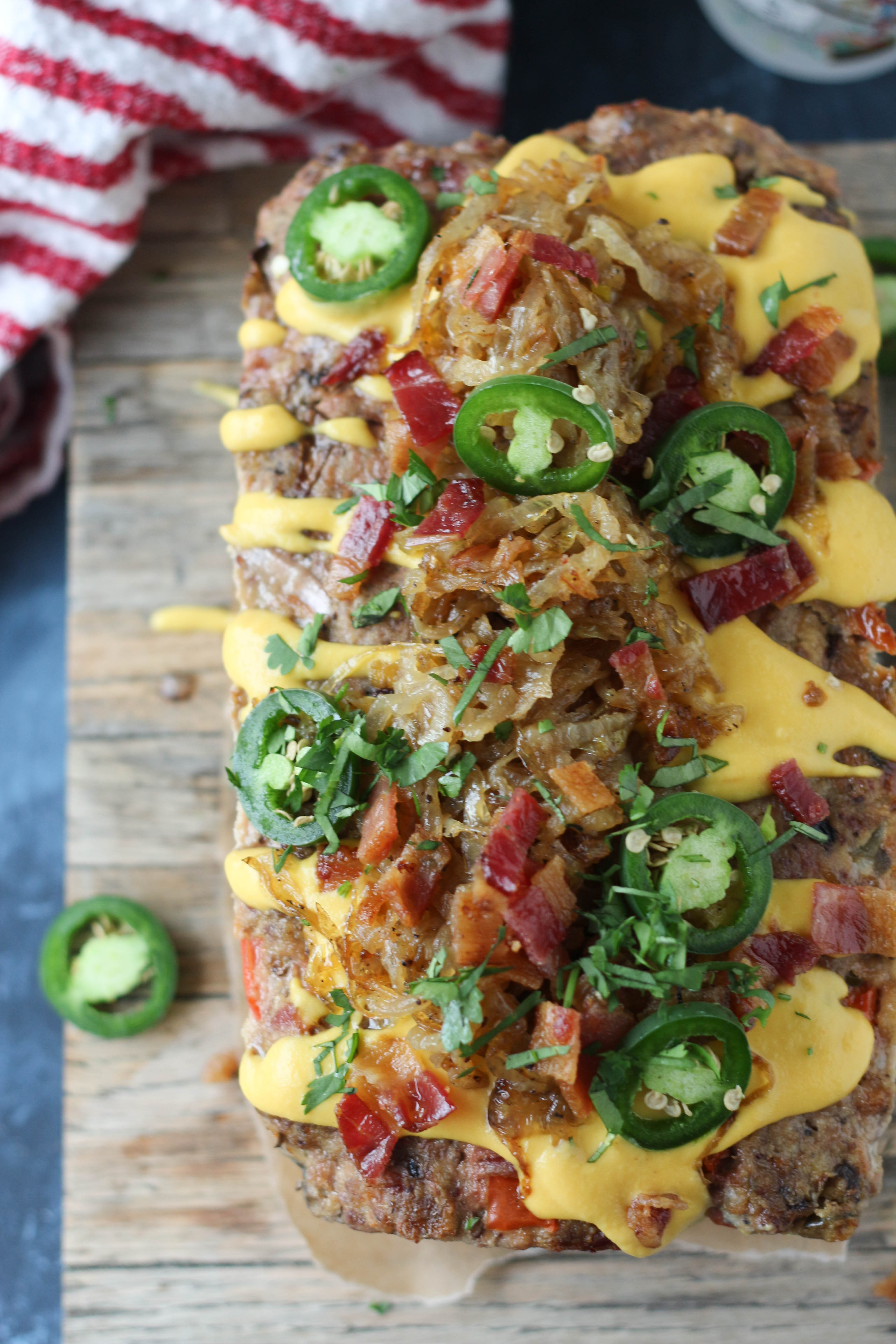 Bacon Cheeseburger Meatloaf PaleOMG