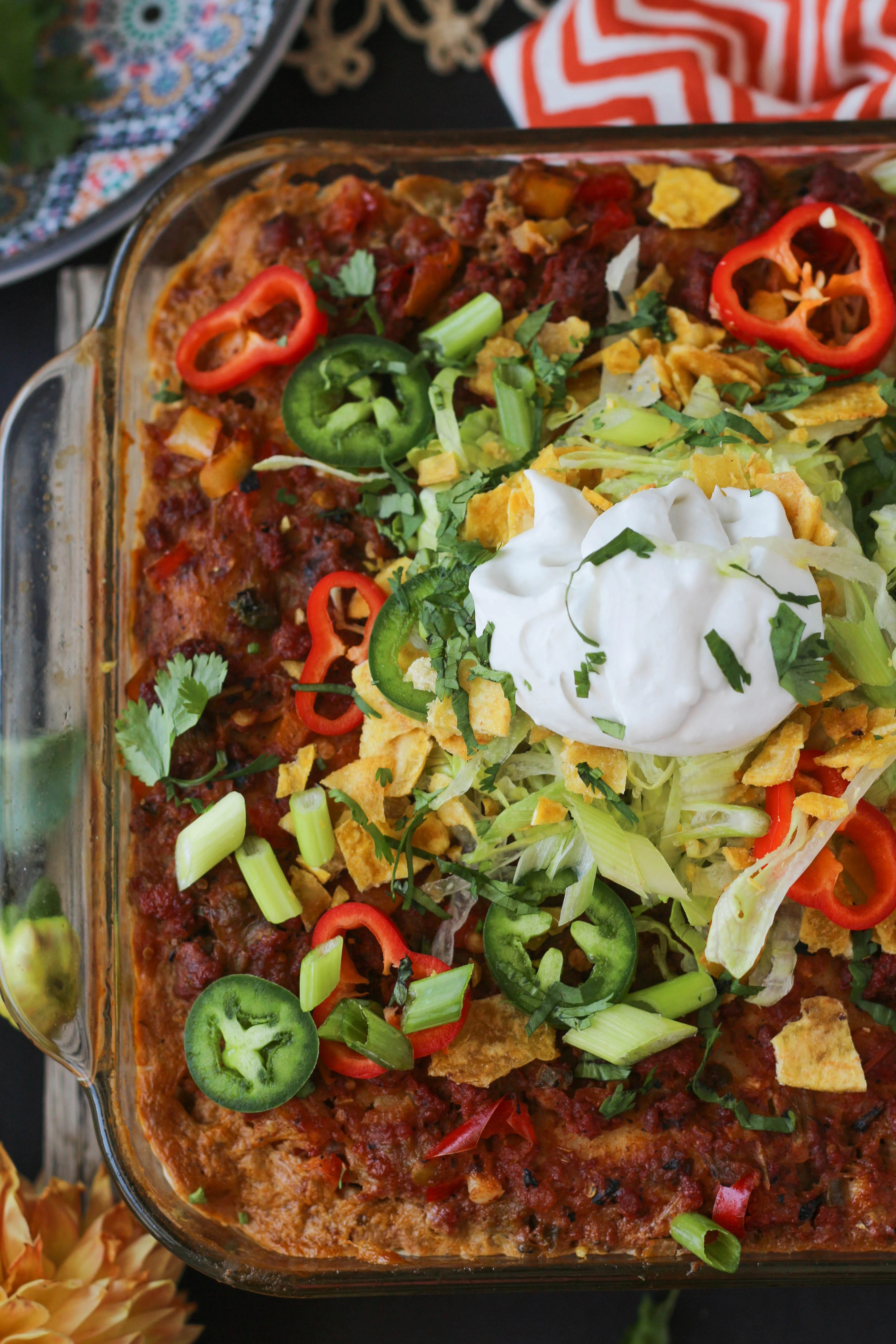 Taco Lasagna Casserole PaleOMG