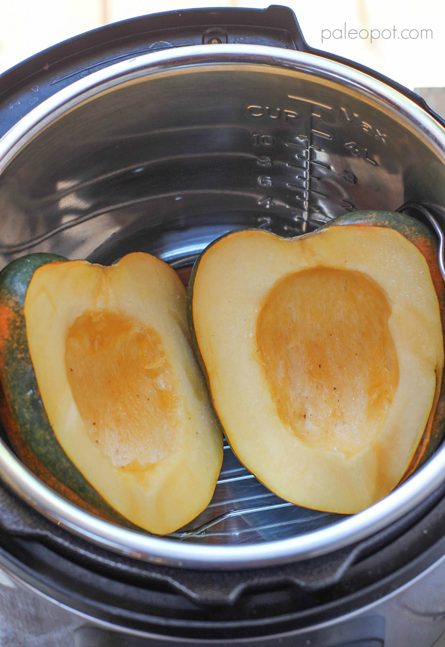 Super Fast Instant Pot Acorn Squash in Under 20 Minutes Flat PaleoPot