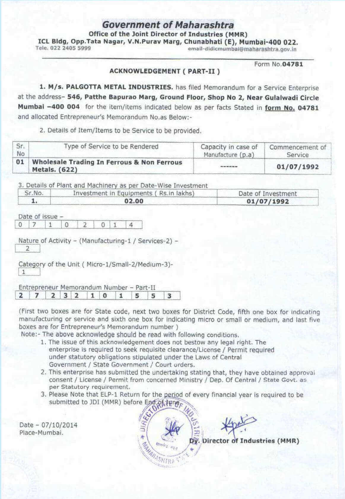 Palgotta Metal Innovative Solutions for Piping Products