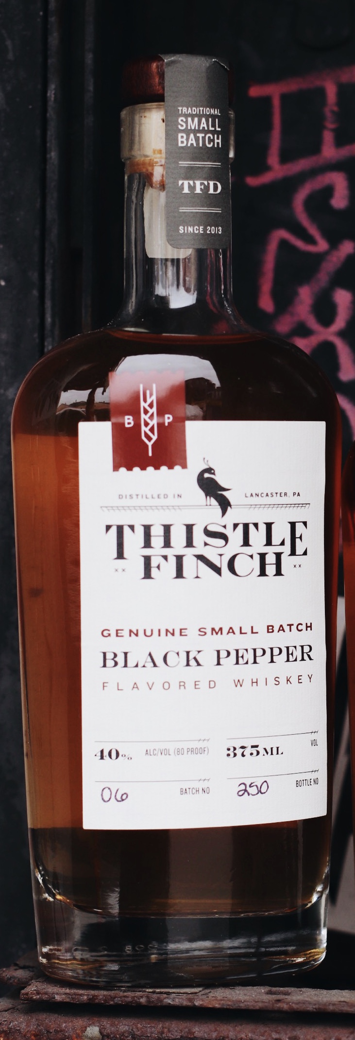 Thistle Finch Black Pepper Rye Whiskey Pennsylvania Libations