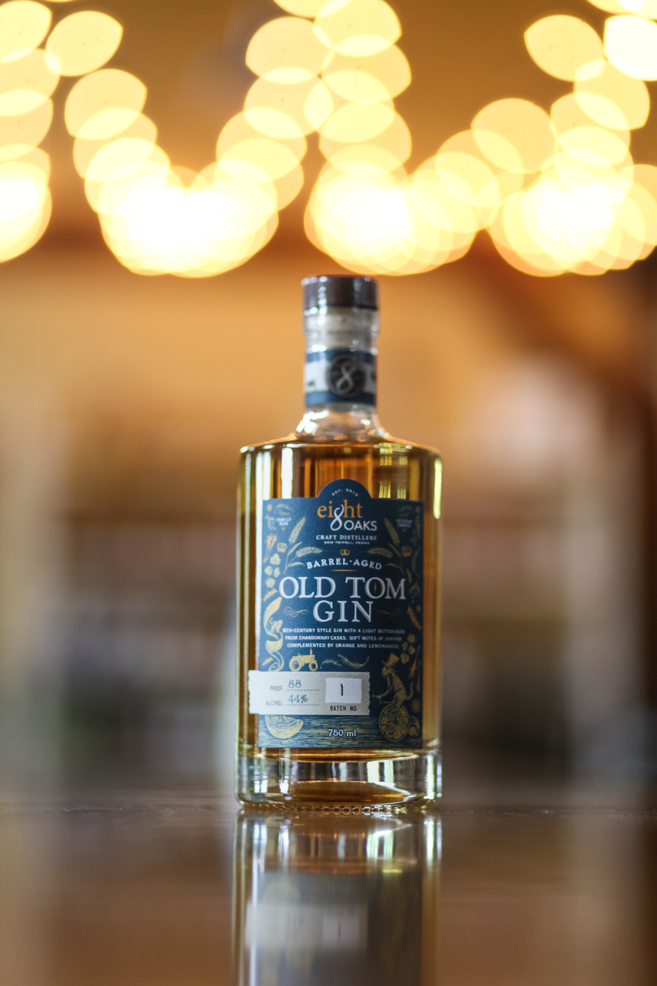 Eight Oaks Old Tom Gin Pennsylvania Libations