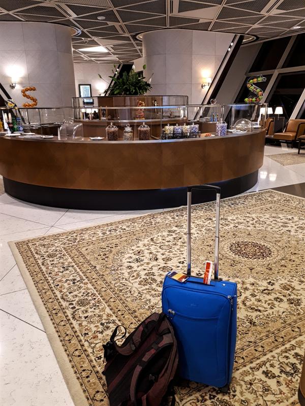 azerbaijan airlines azal business class check-in lounge area