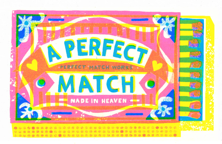 Perfect Match Print by Louise Lockheart — Pallant