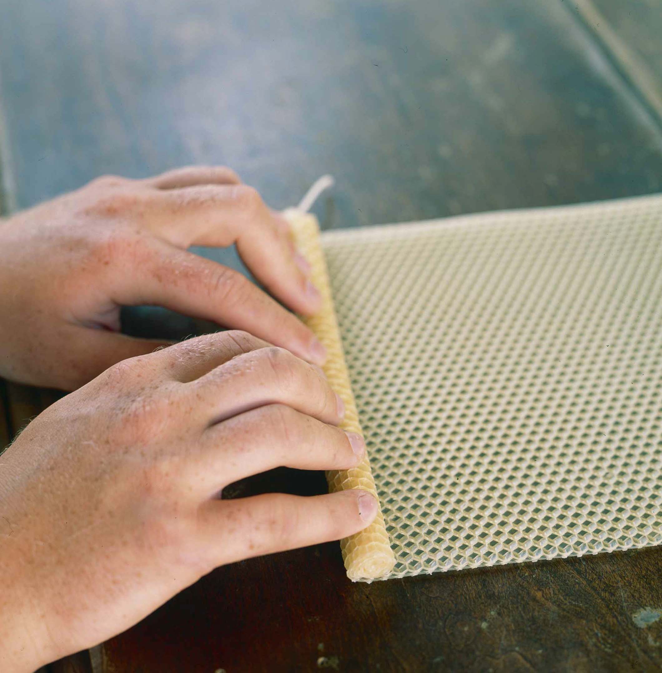 Making Beeswax Candles