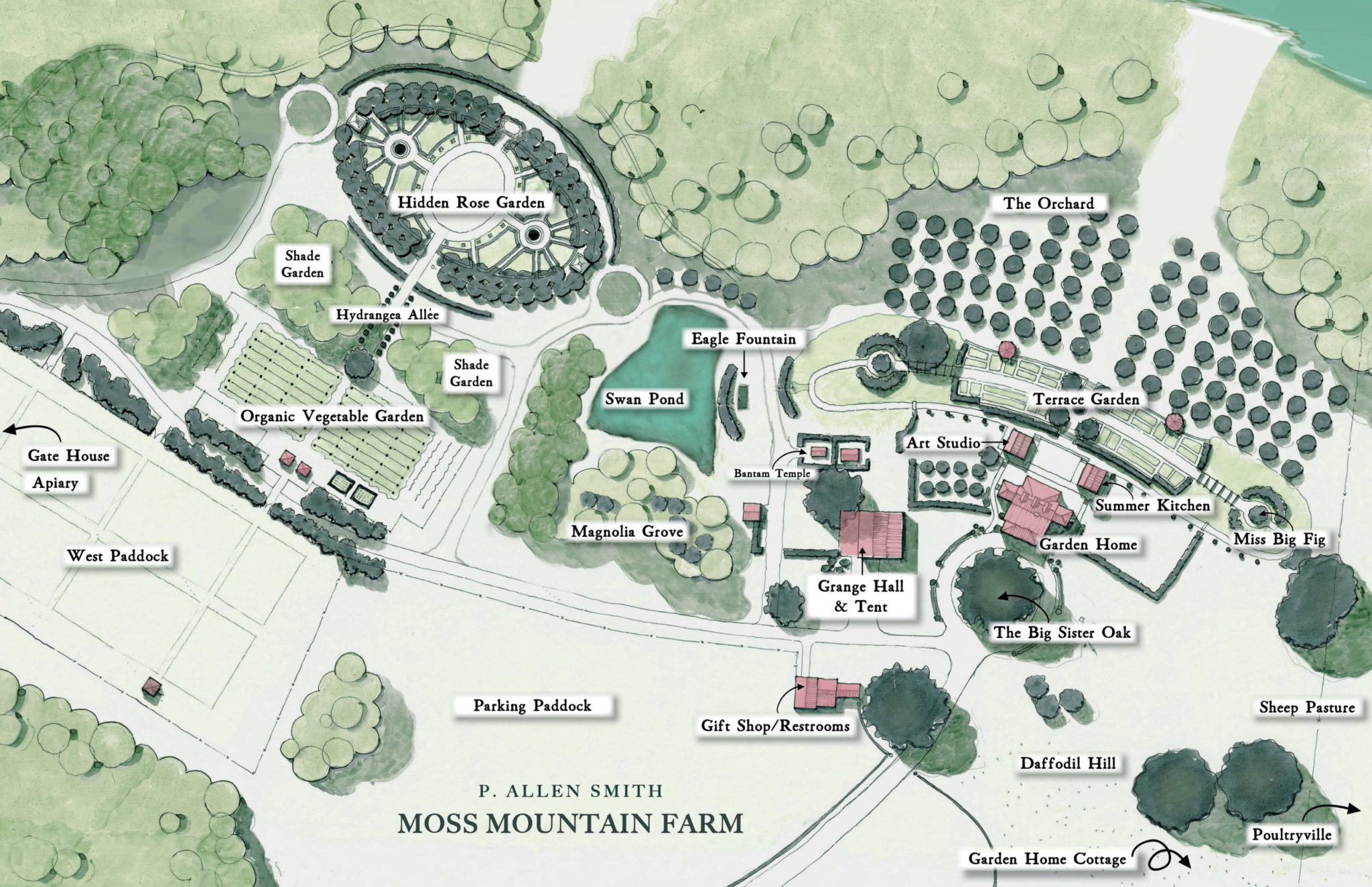 Moss Mountain Farm Map