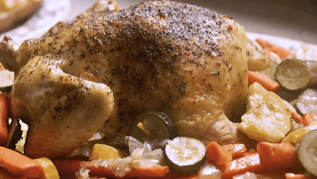 One Pot Roast Chicken and Vegetables P. Allen Smith