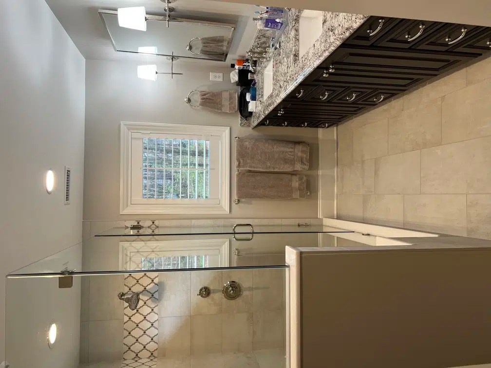 Primary bathroom remodel uncovers dangerous situation Palmer Custom Builders