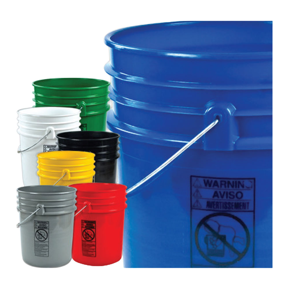 Round Plastic Buckets Palmer Safety