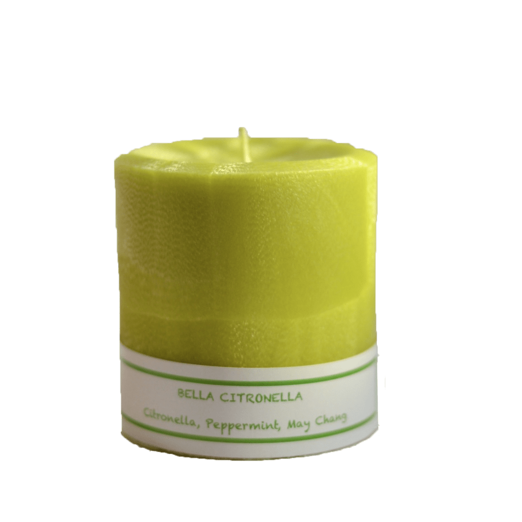 Bella Citronella Pillar Candles Palm Lights UAE