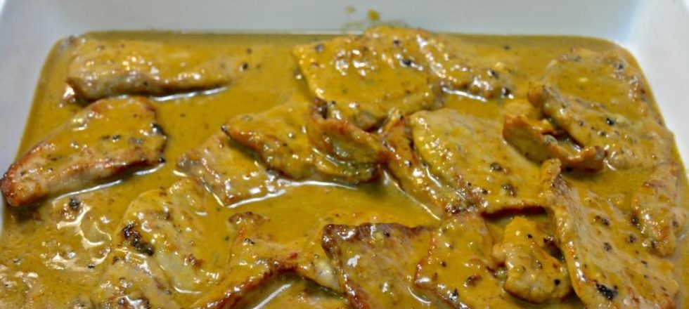 Escalopines de ternera al roquefort Paloma de la Rica