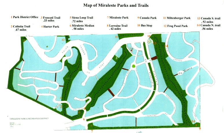 Miraleste Trail Map Palos Verdes Source