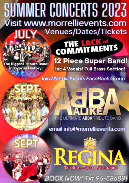 MORRELLI EVENTS Presents The Best Outdoor SUMMER CONCERTS 2023! Direct