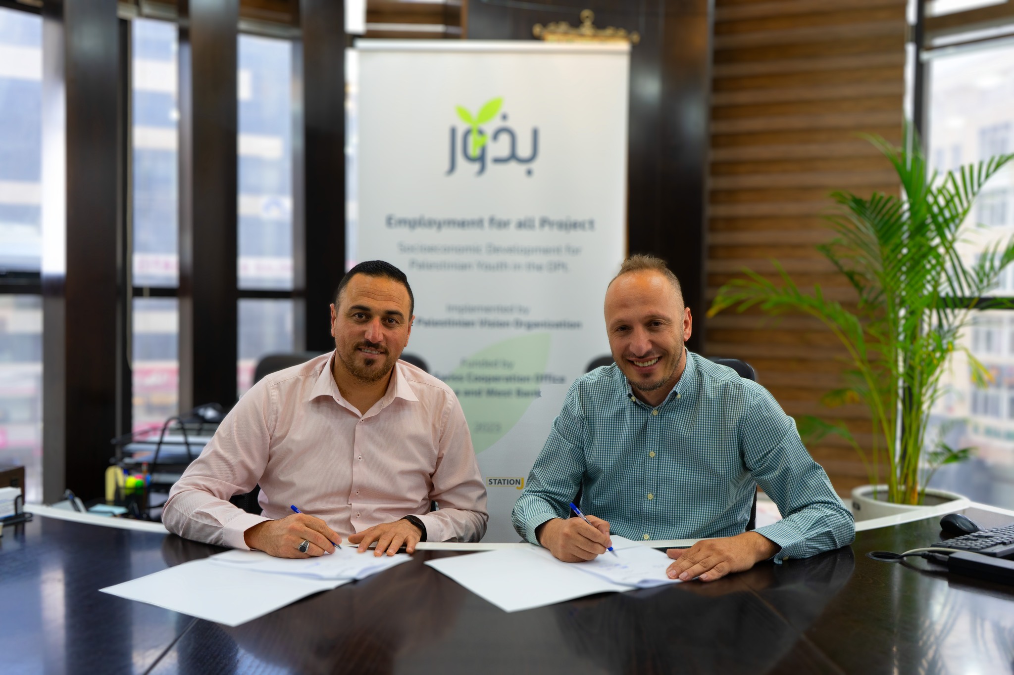 Signing a Memorandum of Understanding with Nabali & Fares Real Estate
