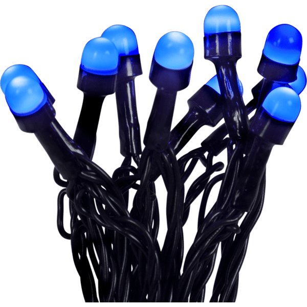 Ljusslinga 230V Köp Ljusslinga Cherry 80LED blå 8m 230V pålyset.se