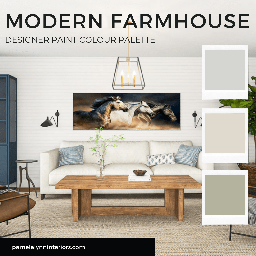 Modern Farmhouse Paint Colours Downloadable Paint Palette
