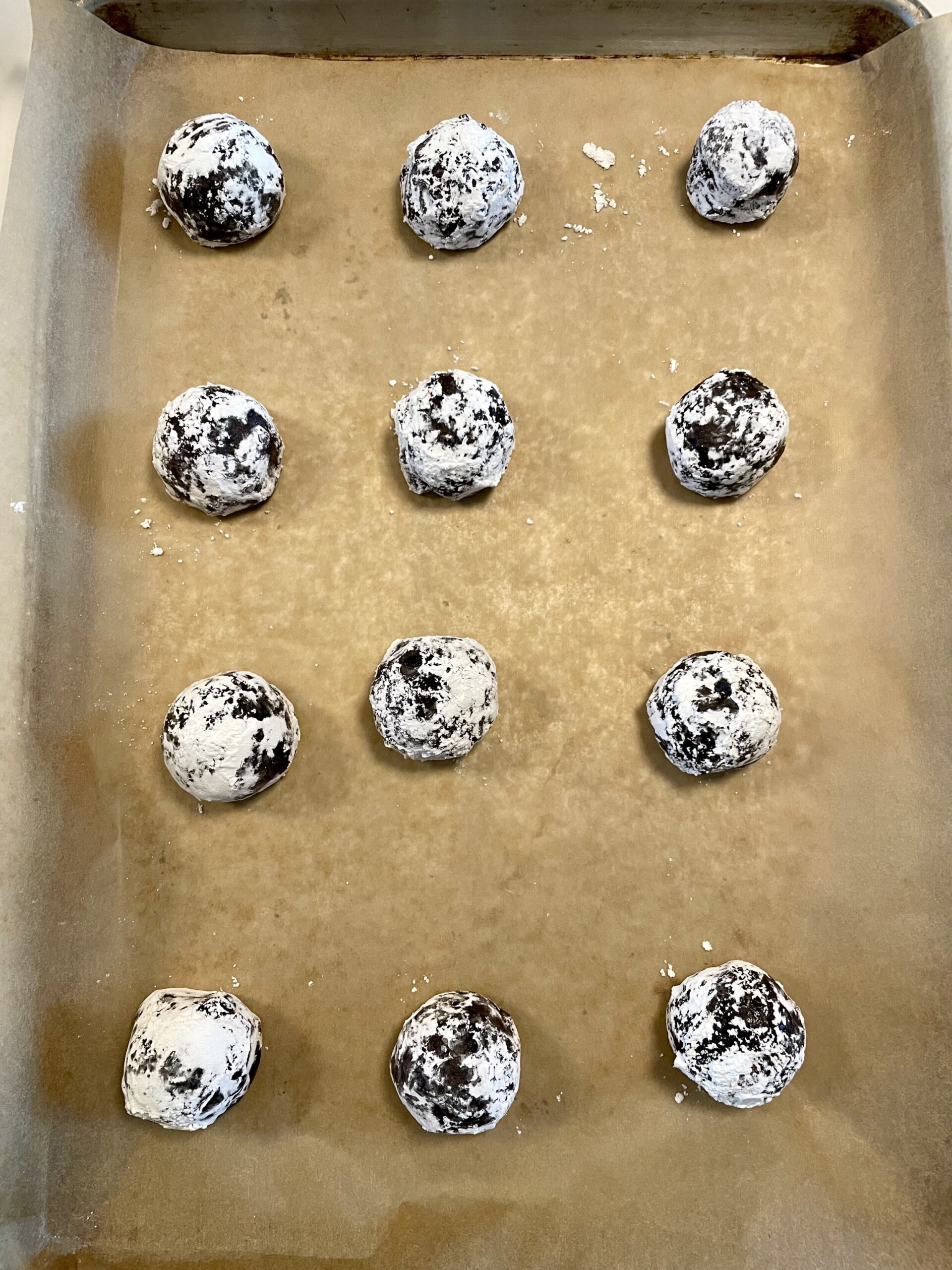 Peppermint Chocolate Crinkle Cookies Recipe Pamela Salzman